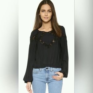 Free People Geometry Lessons Blouse